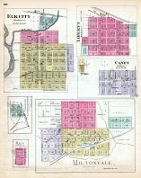 Elk City, Liberty, Caney, Tyro, Creston, Rice, Miltonvale, Kansas State Atlas 1887